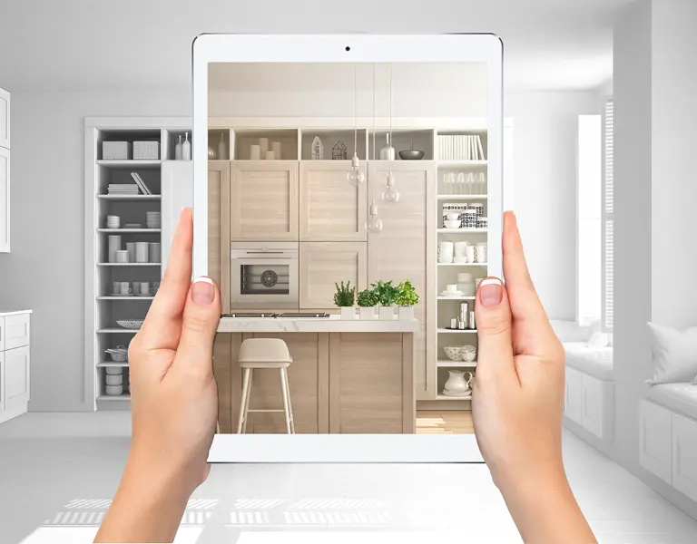 Raumsimulation am Handy